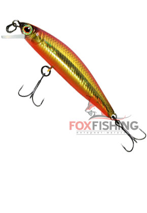 Jackall Flat Fly 50S, hl red & gold